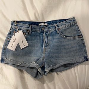 GRLFRND denim shorts